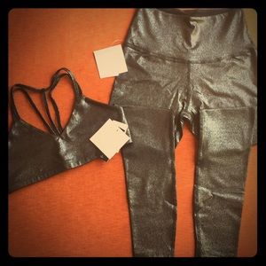 Beyond Yoga NWT Twinkle SportFlex Legging & Bra M
